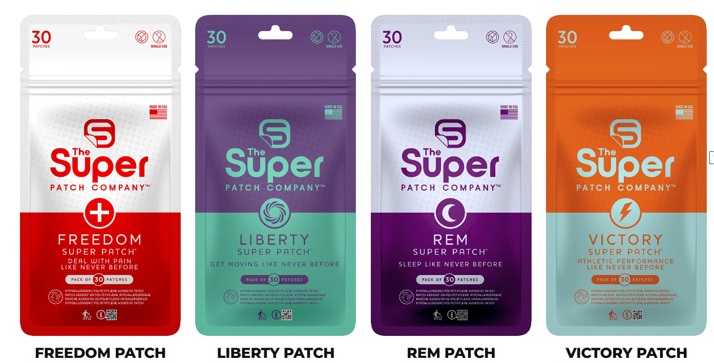 Freedom, Liberty, REM and Victory Super Patch pouches